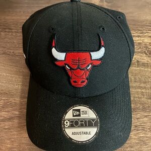 New Era Black Cap with Red Bull Design